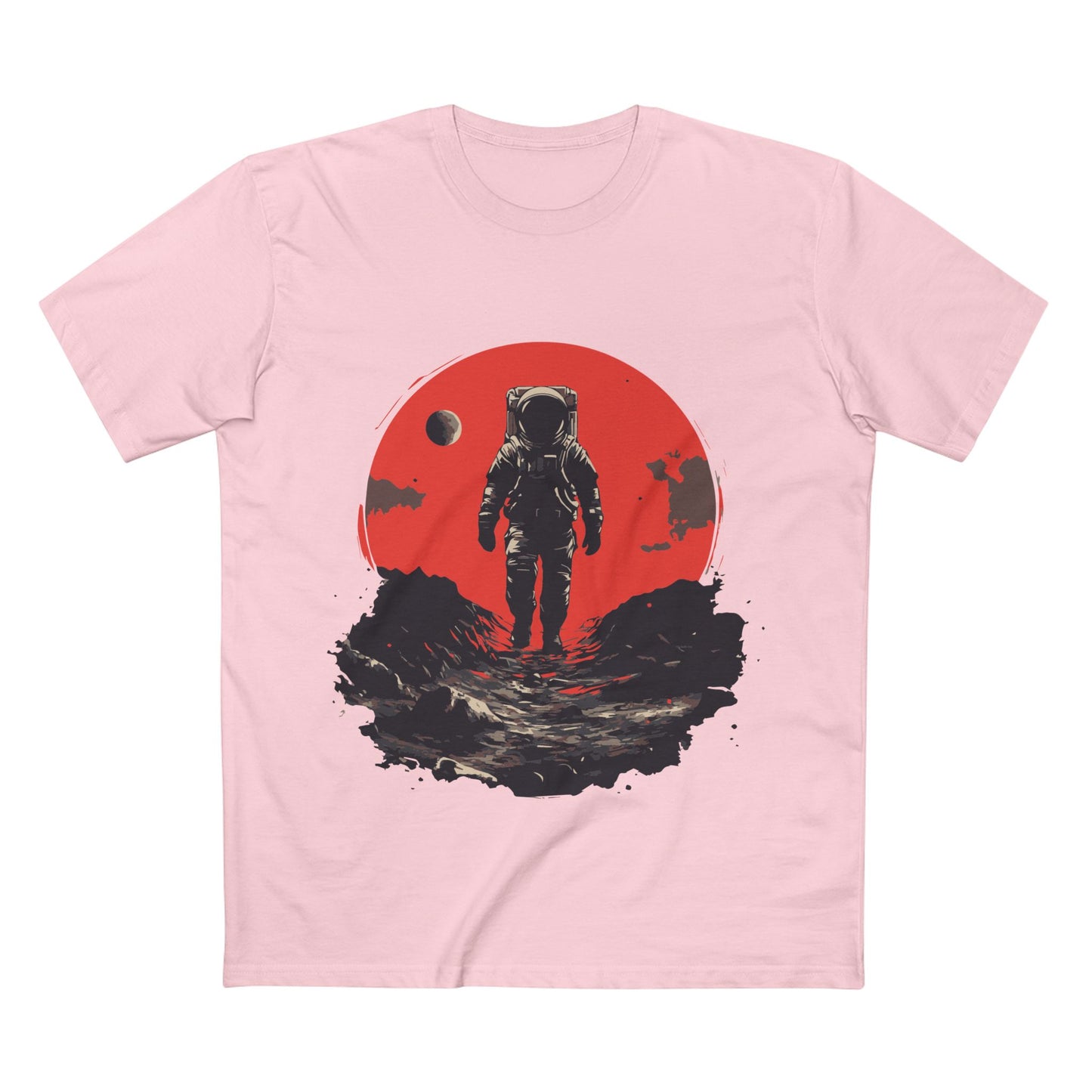 Hiking on Mars - Adult Staple Tee AS Colour - GhostGum Tees