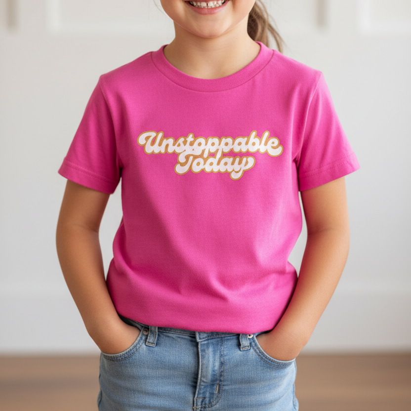 Unstoppable Today - Kids Tee