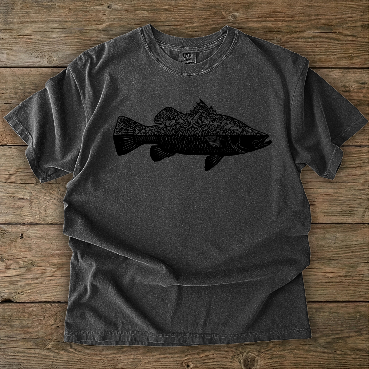 Mangrove Barramundi Graphic T-Shirt | Ghost Gum Tees