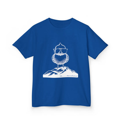 Chicken on a mountain_ Kids Heavy Cotton™ Tee - GhostGum Tees