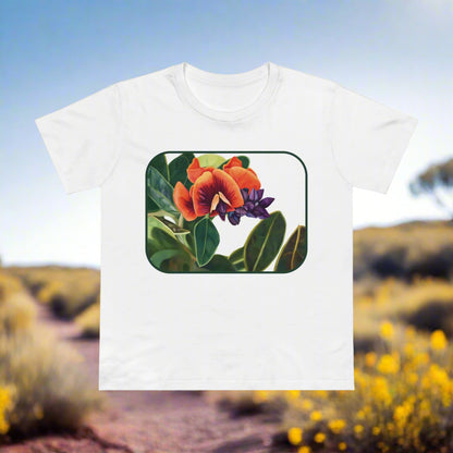 Larapinta Flower, Women’s Maple Tee - GhostGum Tees