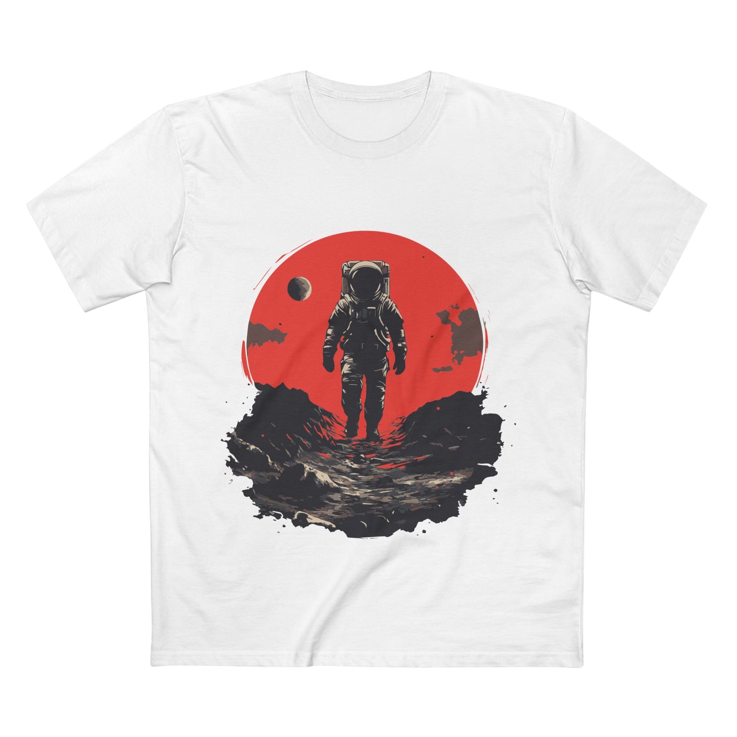 Hiking on Mars - Adult Staple Tee AS Colour