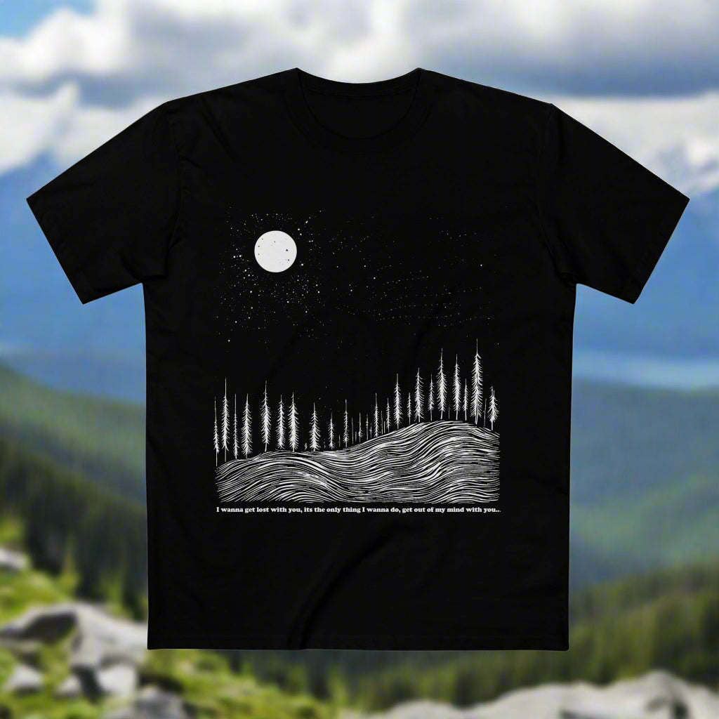 I wanna get lost with you - Nature Inspired - Adult Staple Tee AS Colour