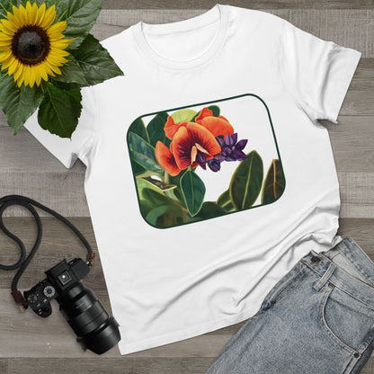 Larapinta Flower, Women’s Maple Tee - GhostGum Tees