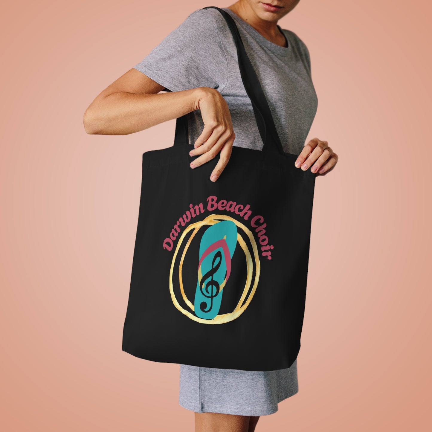 Darwin Beach Choir - Cotton Tote Bag - GhostGum Tees