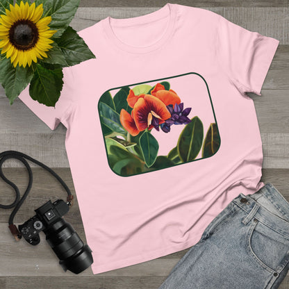 Larapinta Flower, Women’s Maple Tee - GhostGum Tees