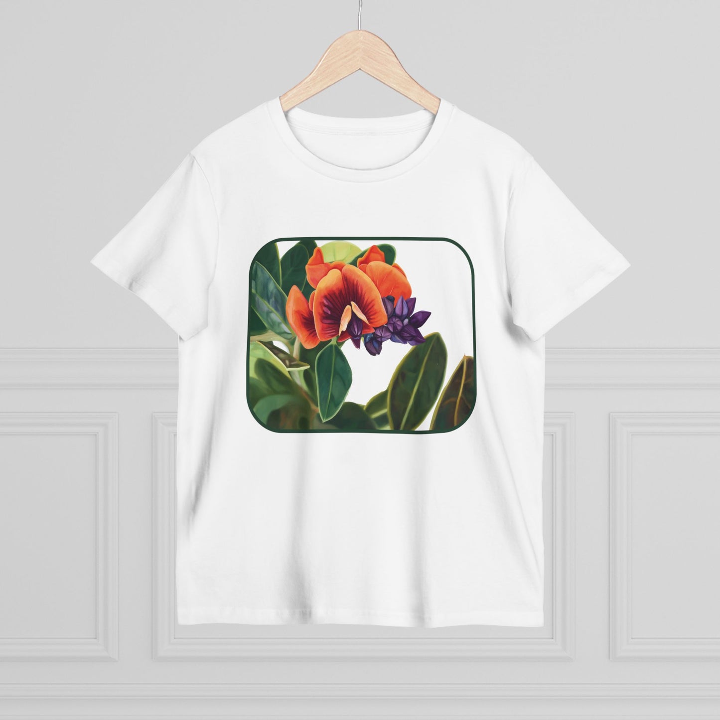 Larapinta Flower, Women’s Maple Tee