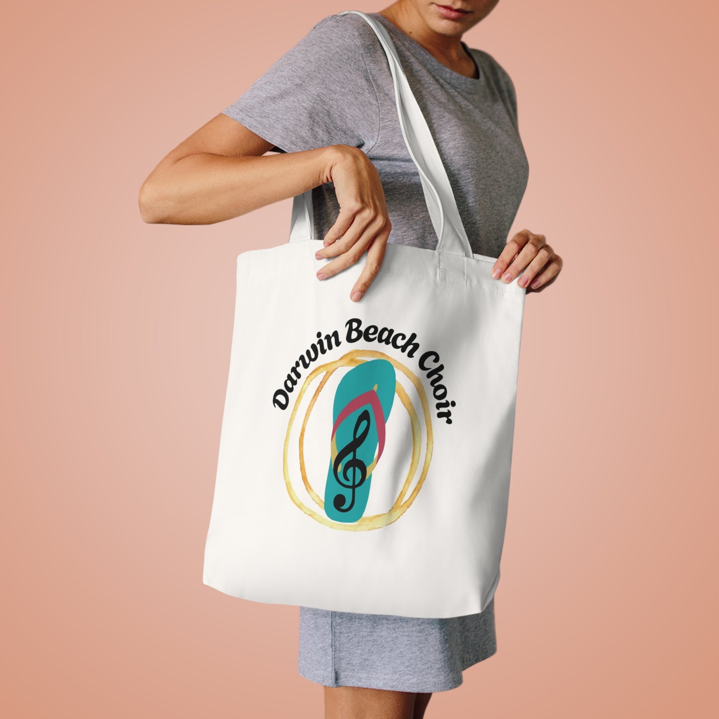Darwin Beach Choir - Cotton Tote Bag - GhostGum Tees