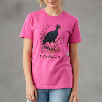 Slay all day - bush chook - kids & youth tshirt