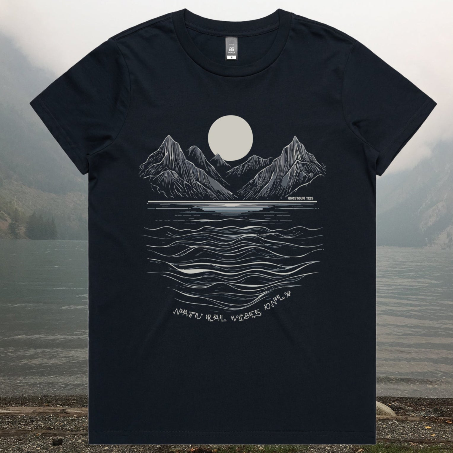 Natural Vibes Only - AS Colour Women’s Maple Tee - GhostGum Tees