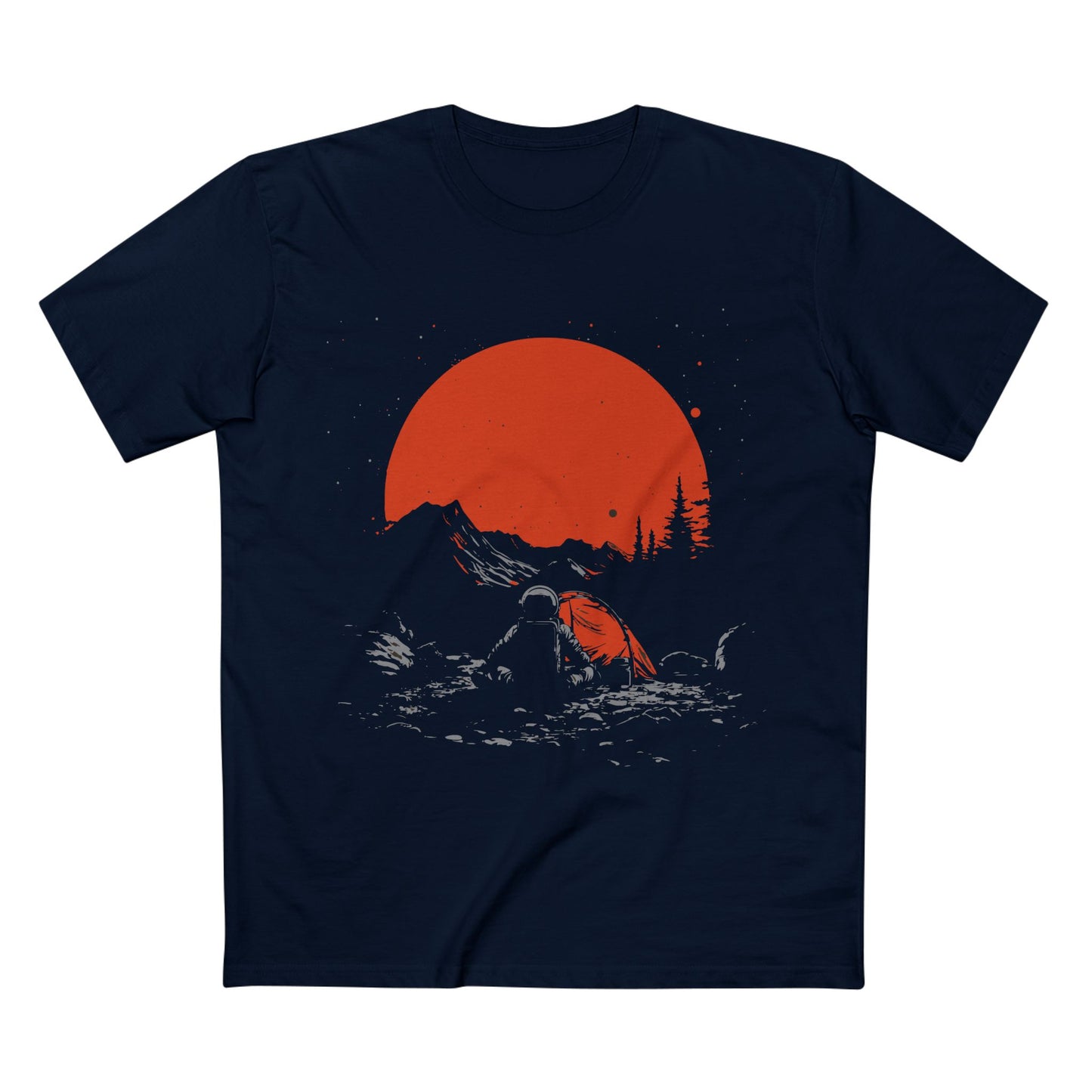 Camping on another planet - Adult Staple Tee AS Colour