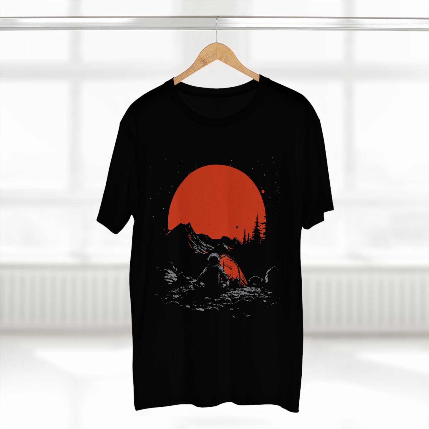 Camping on another planet - Adult Staple Tee AS Colour