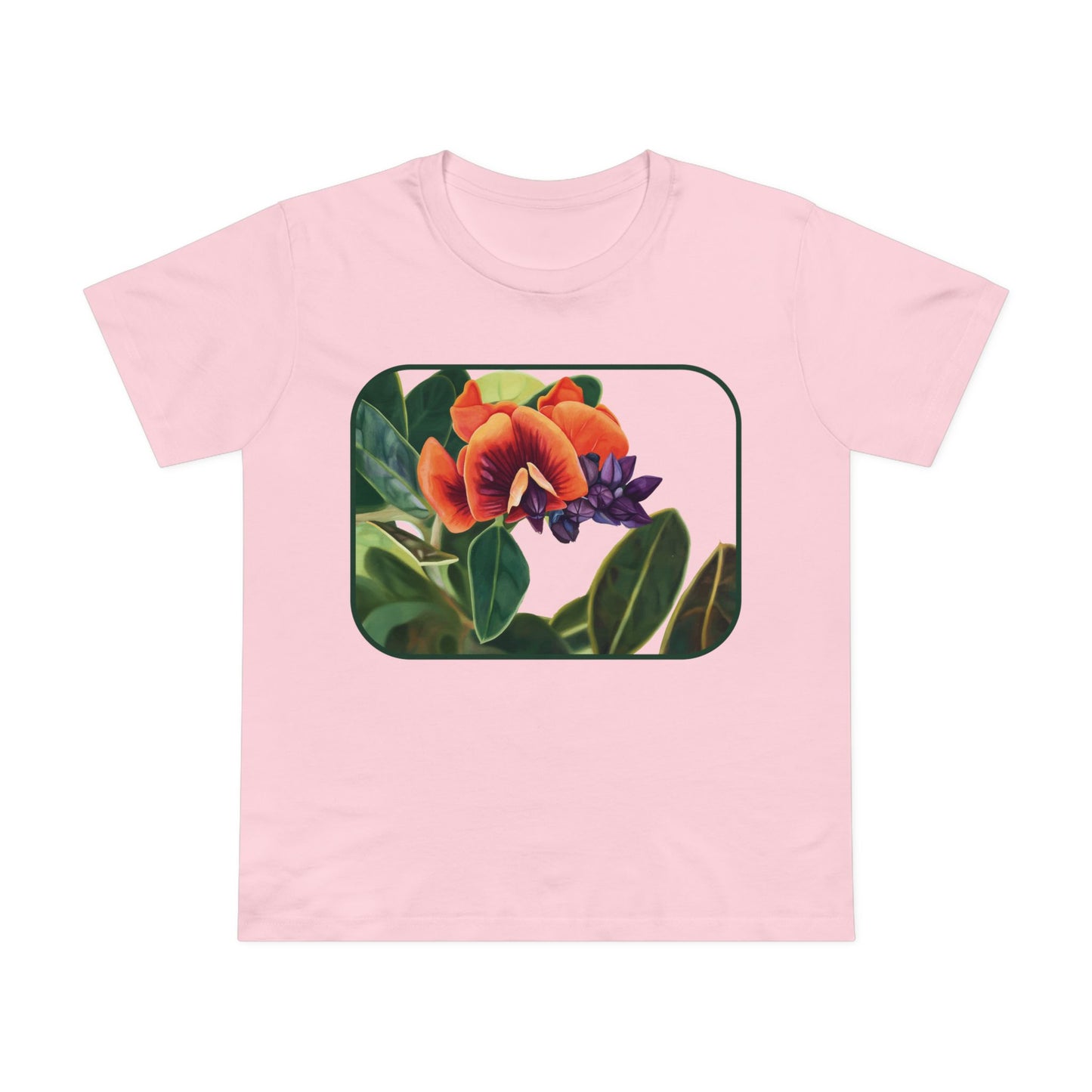 Larapinta Flower, Women’s Maple Tee