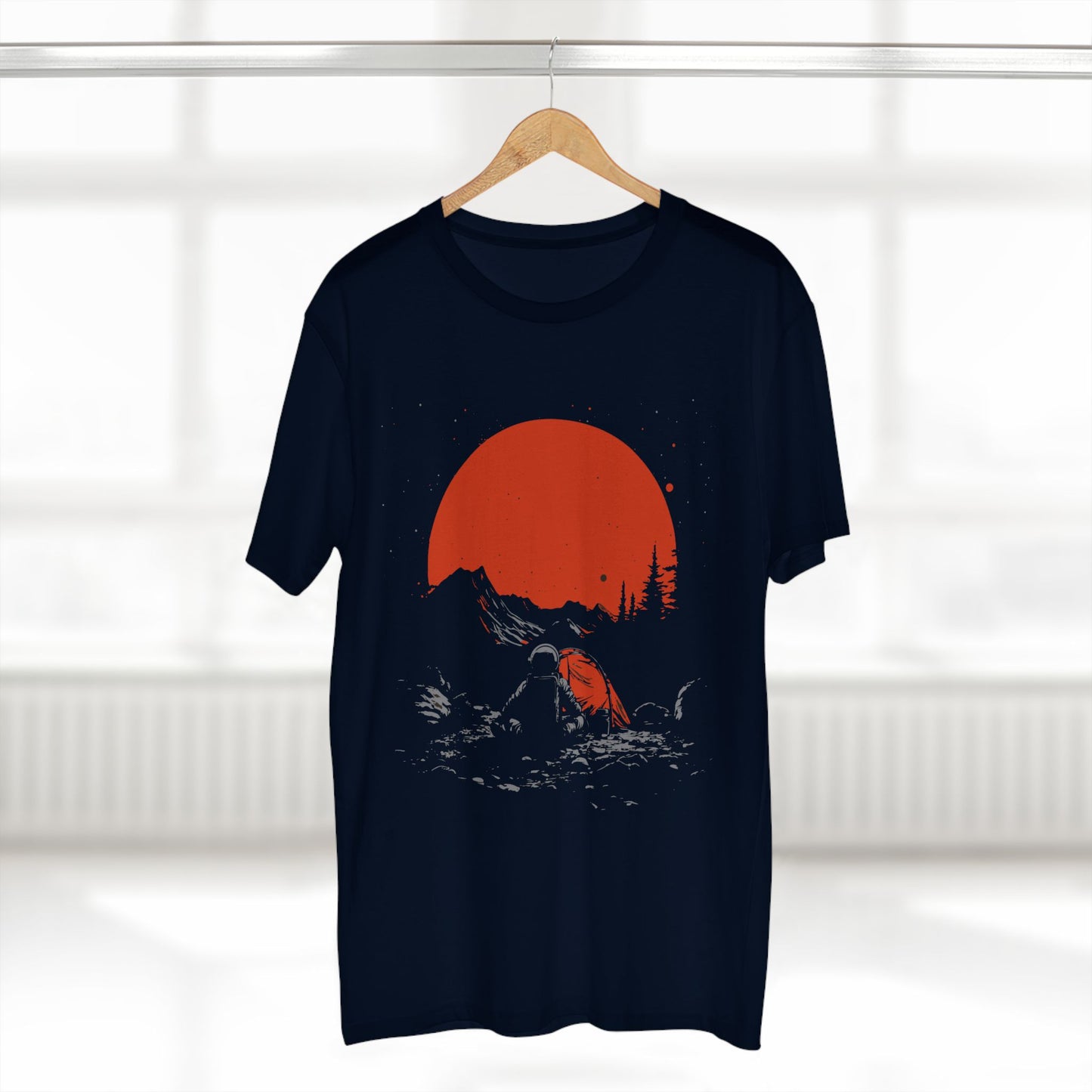 Camping on another planet - Adult Staple Tee AS Colour