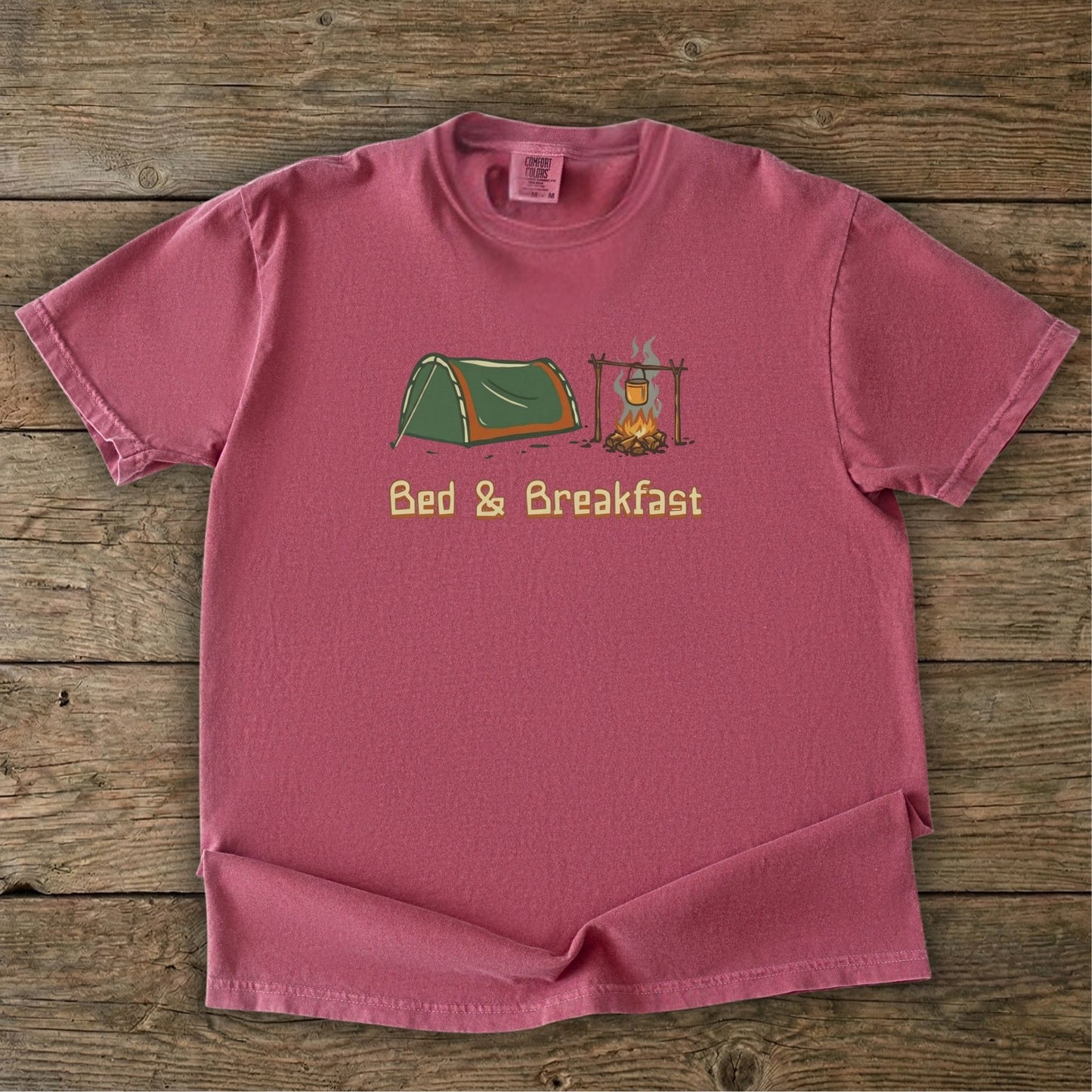 Bed & Breakfast Camping T-Shirt | Ghost Gum Tees