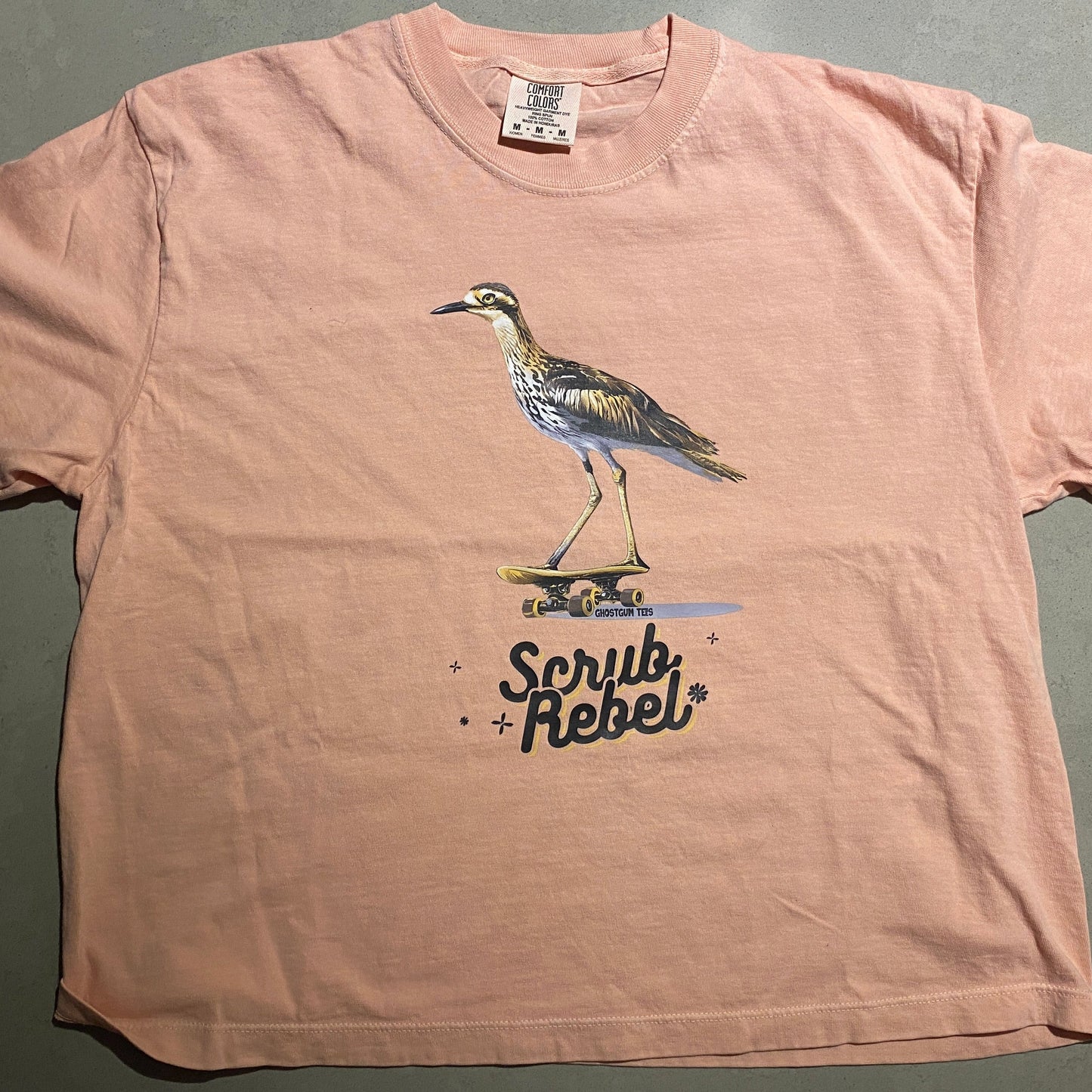 Scrub Rebel Crop Tee - Mockup Pic
