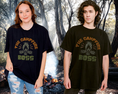 The Campfire Boss T-Shirt - Models