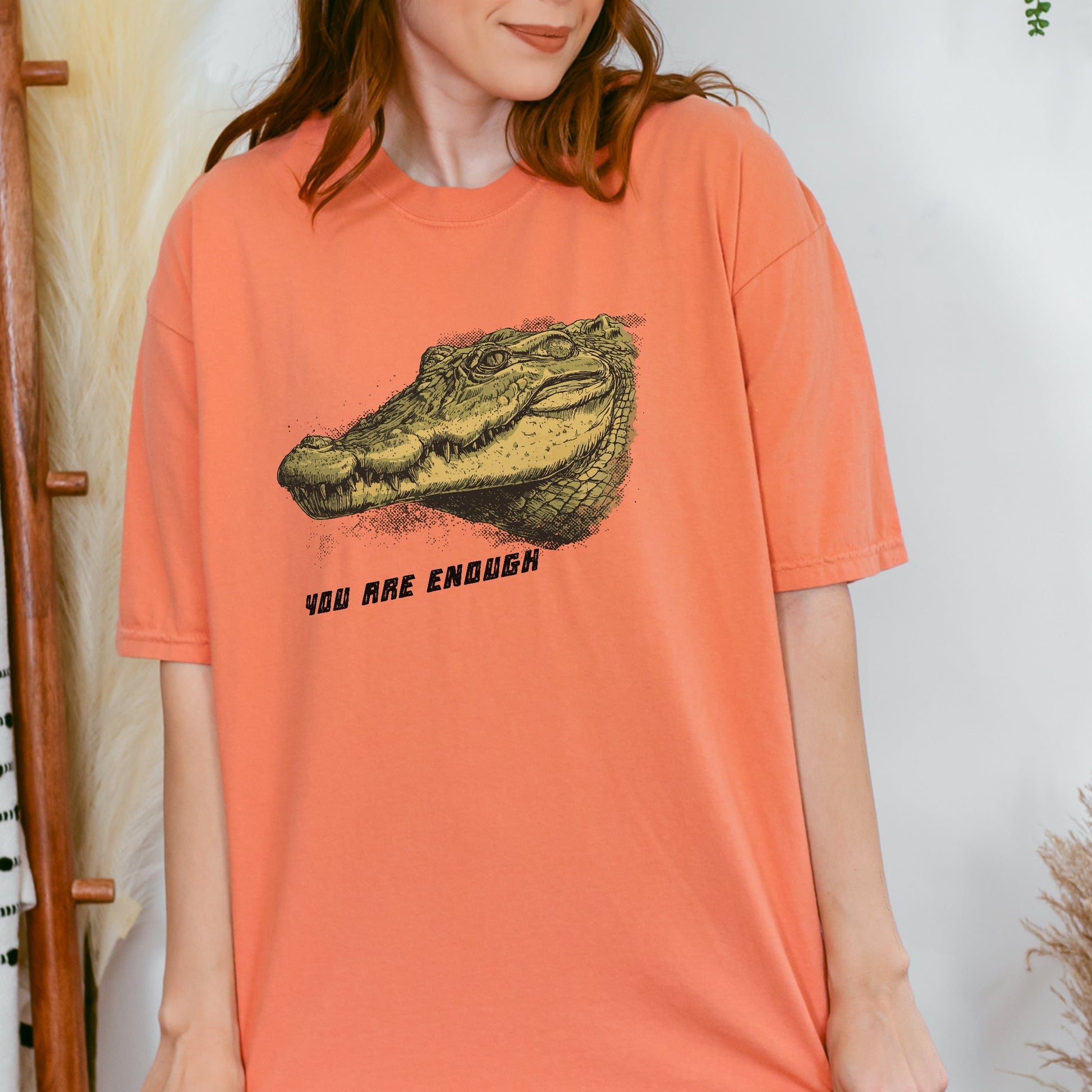 You are Enough - Tee - Closeup Mockup